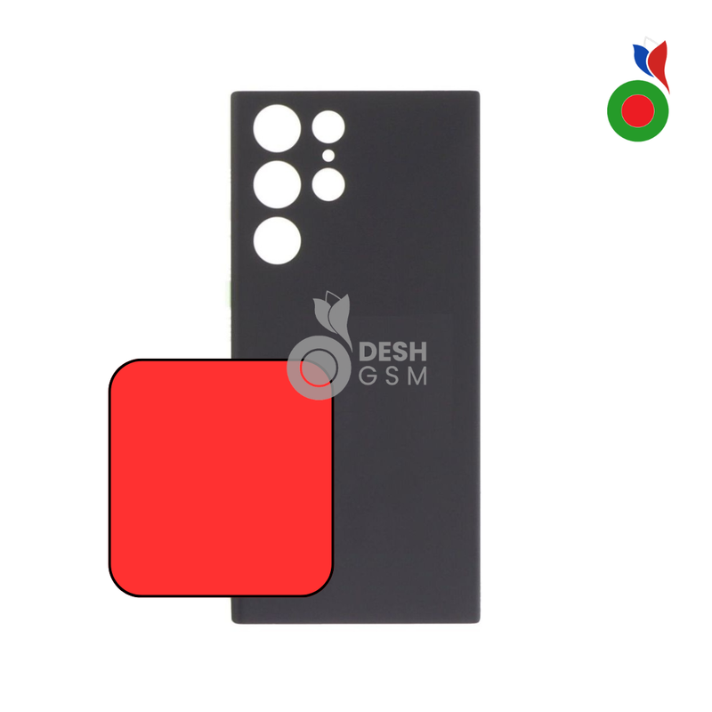 Vitre Arriere S22 Ultra 5G (G908B) | ROUGE - DEMONTE | SAMSUNG