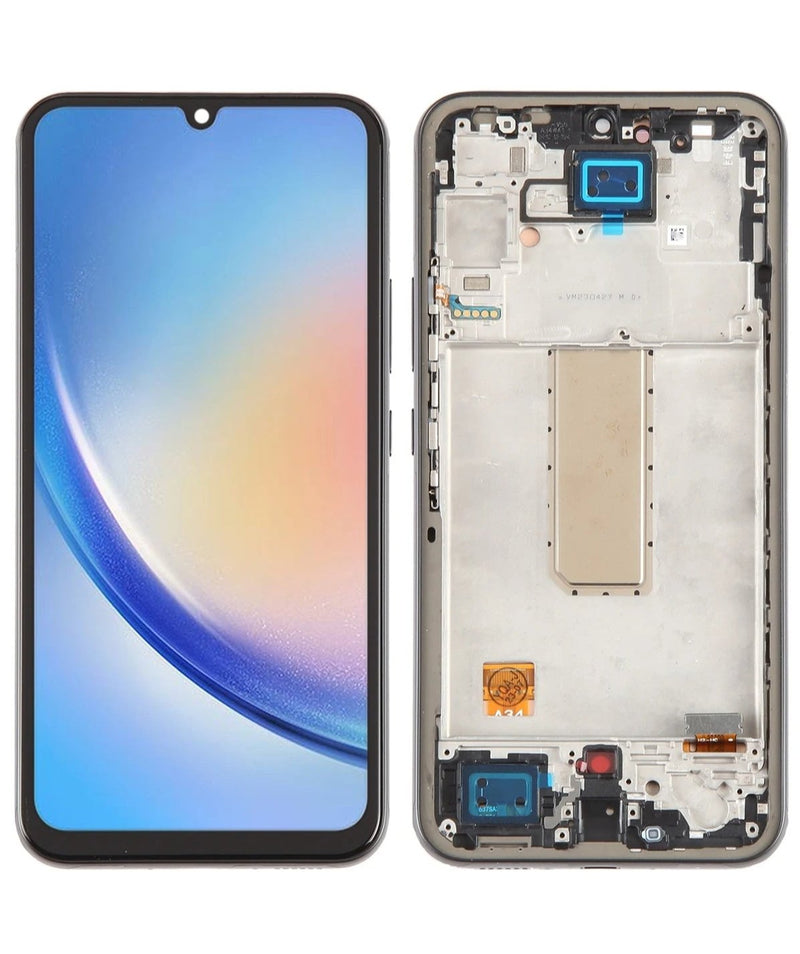 Ecran Complet LCD M34 5G (M346B) avec Chassis (BIG) - OLED | SAMSUNG