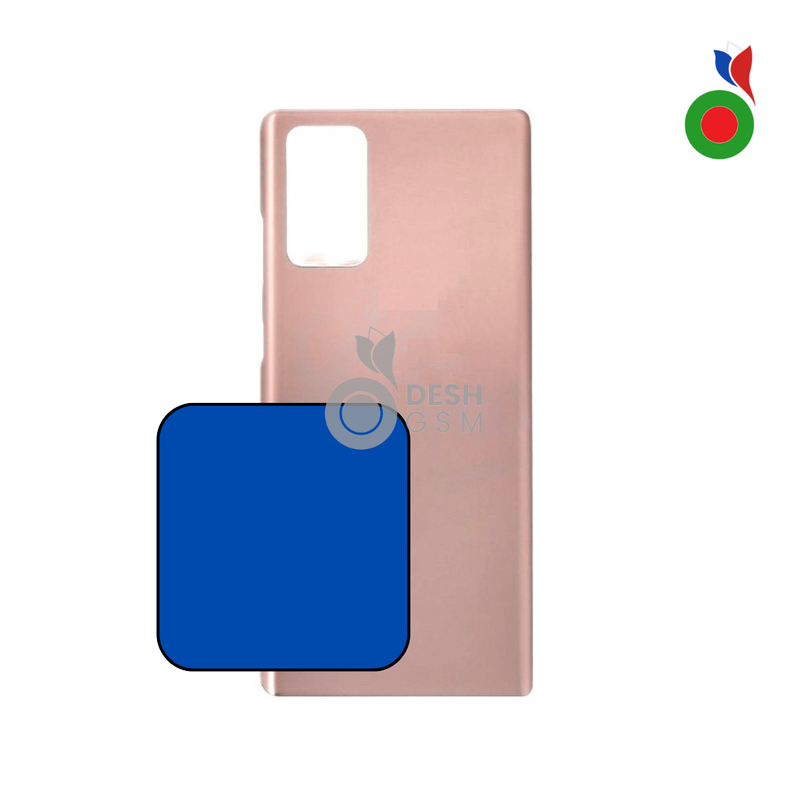Vitre Arriere Note 20 4G/5G (N980F, N981B) - BLEU | SAMSUNG