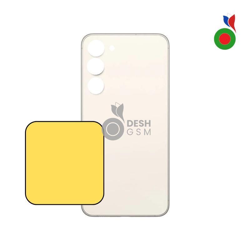 Vitre Arriere S23 5G (S911B) - JAUNE | SAMSUNG