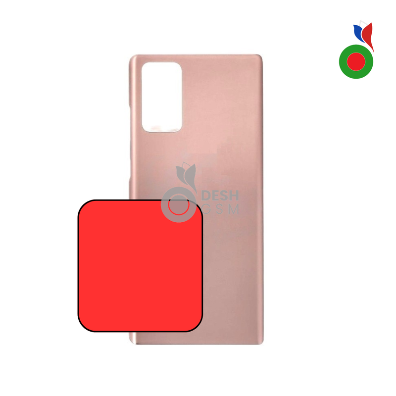 Vitre Arriere Note 20 4G/5G (N980F, N981B) - ROUGE | SAMSUNG