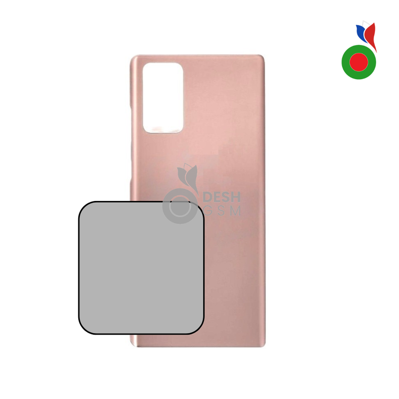 Vitre Arriere Note 20 4G/5G (N980F, N981B) - GRIS | SAMSUNG