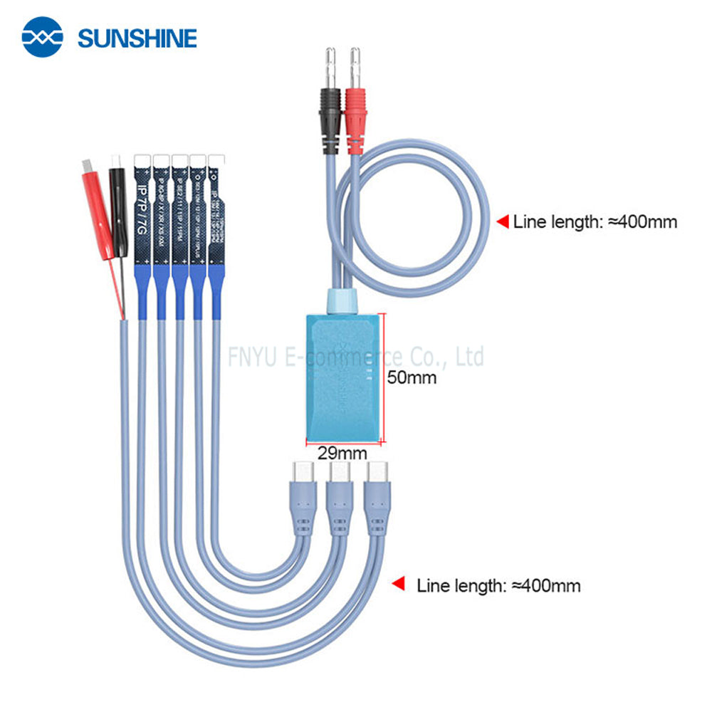 SUNSHINE SS-908E Power Cable Test TOOL , UPGRADET IPHONE 15 PRO MAX