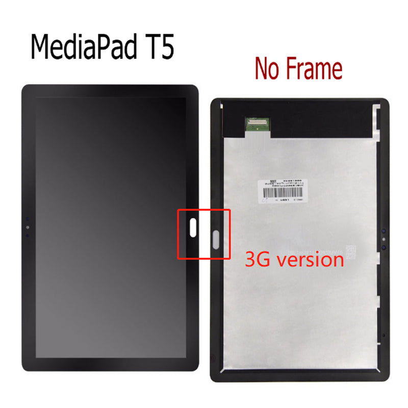 Ecran LCD  HUAWEI Tab T5 10 3G avec Home Button Port MEDIAPAD T5 3G COMPLET - NOIR