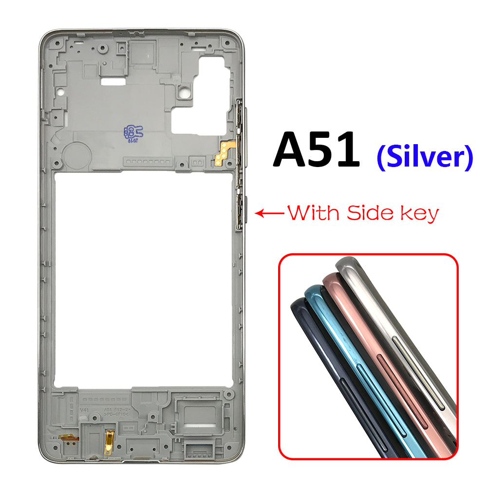 Middle Frame Housing Case For Samsung A51 4G A515F