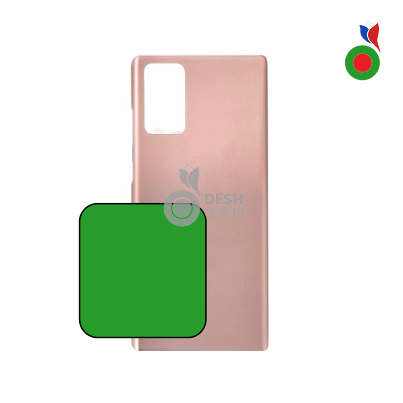 Vitre Arriere Note 20 4G/5G (N980F, N981B) - VERT | SAMSUNG