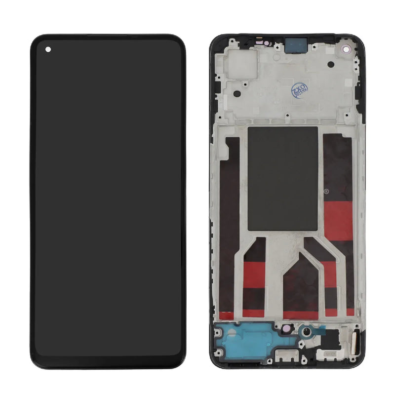 ECRAN LCD OPPO RENO 8 5G AVEC CHASSIS (OLED) NOIR