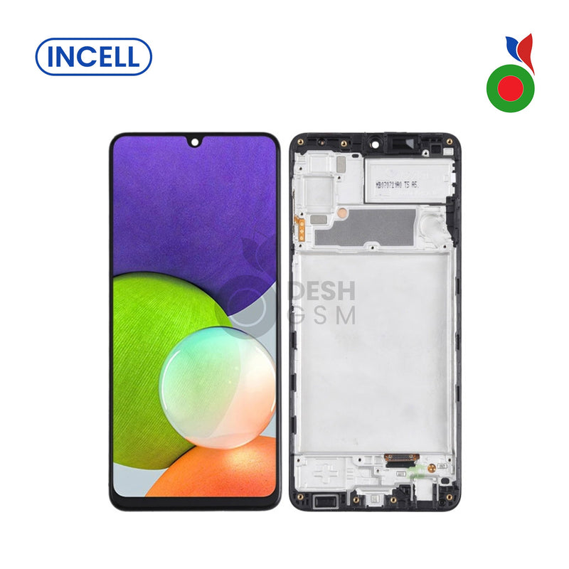 Ecran Complet LCD A22 4G (A225F) avec Chassis - INCELL | SAMSUNG