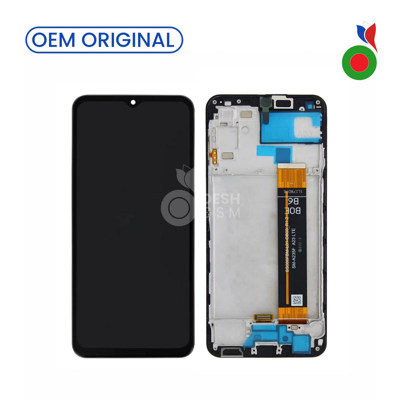 Ecran Complet LCD A23 4G avec Chassis (A235F) - OEM | SAMSUNG