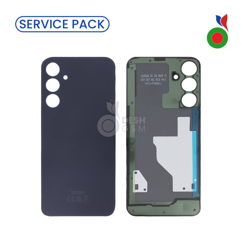 Vitre Arriere A25 5G avec Chassis (A256B) | NOIR - SERVICE PACK | SAMSUNG