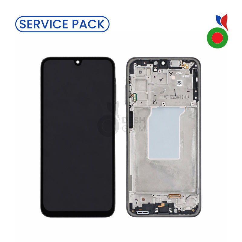 Ecran Complet LCD A26 5G avec Chassis (A266B) | NOIR - SERVICE PACK | SAMSUNG
