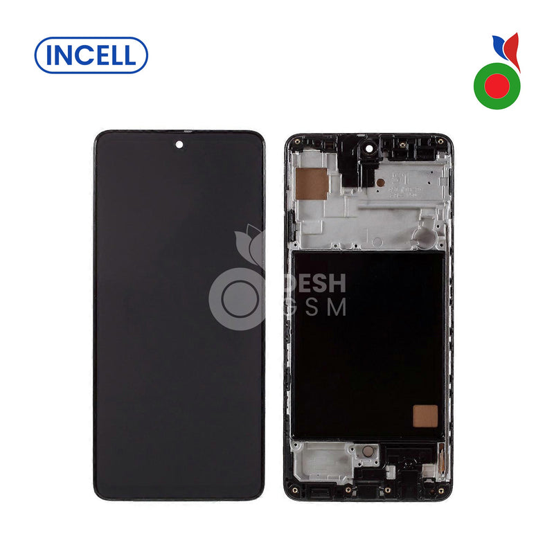ECRAN COMPLET A51 4G A515F AVEC CHASSIS (BIG) INCELL | SAMSUNG