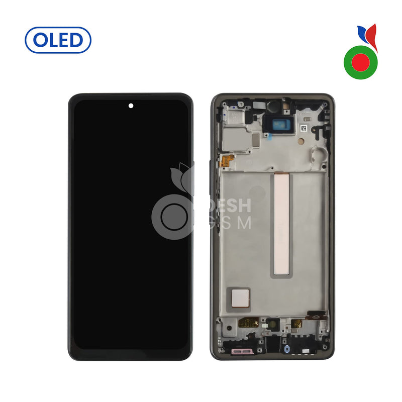 Ecran Complet LCD A53 5G A536B  avec Chassis - OLED | SAMSUNG NOIR