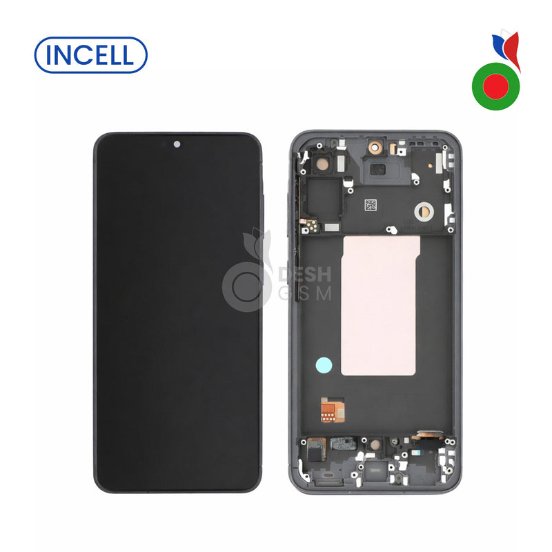 Ecran Complet LCD A56 5G avec Chassis (A566B) | NOIR - INCELL | SAMSUNG