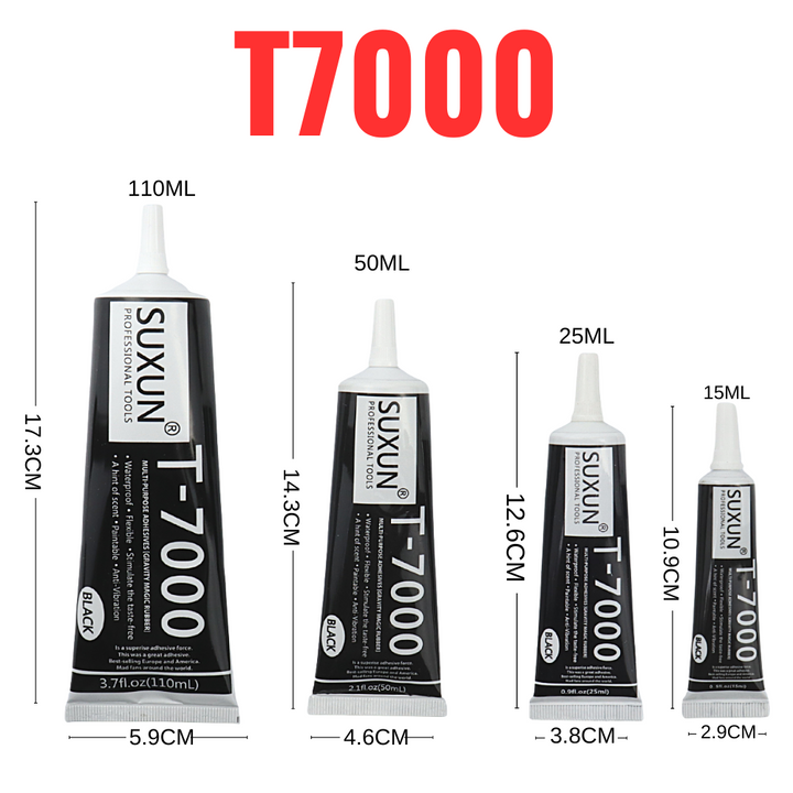 T7000 SUXUN PROFESSIONAL ADHESIVE BLACK GLUE FOR MOBILE LCD FRAME