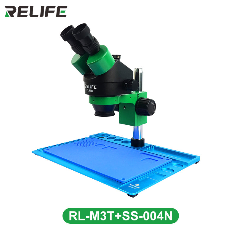 RELIFE RL-M3T + SS-004N 7X-45X Zoom Microscope