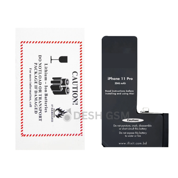 BATTERIE IPHONE 11 PRO  (ZY IC) 3046mAh Original Capacity