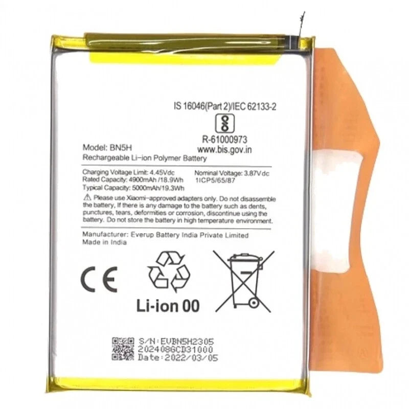 Batterie Xiaomi POCO M4 5G | Redmi 10 5G | POCO M5 | BN5H