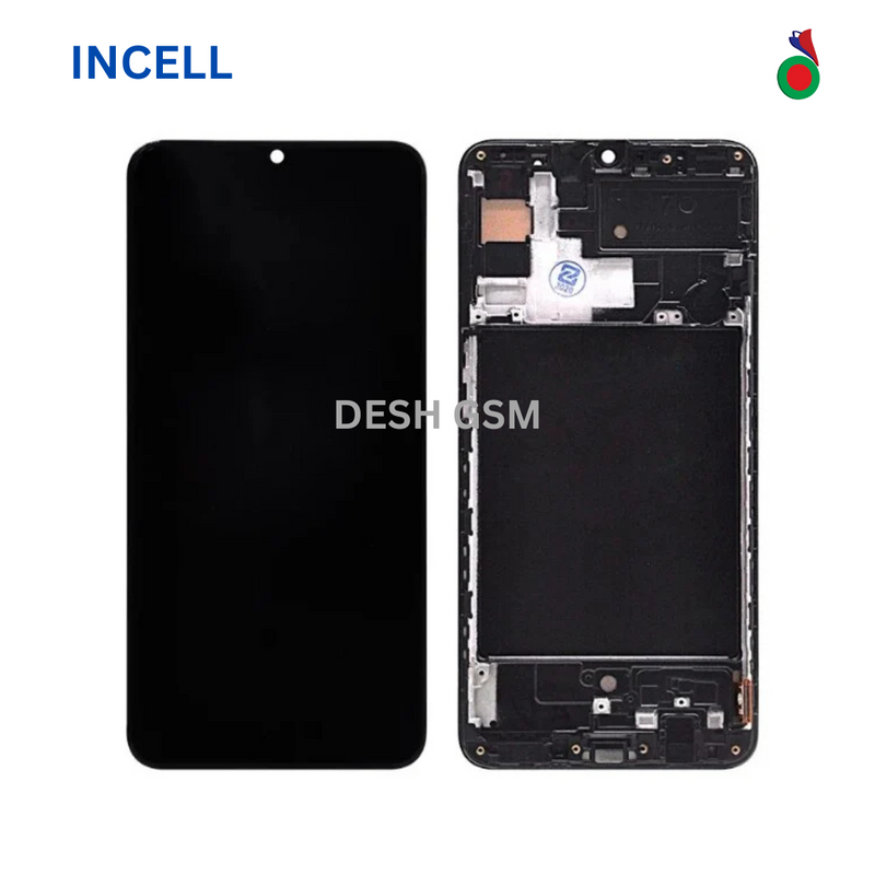 Ecran Complet LCD A70 4G (A705F) avec Chassis | BIG - INCELL | SAMSUNG