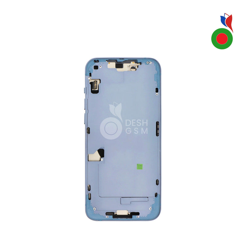 Chassis intermediaire avec Pieces iPhone 14 (OEM) - BLEU