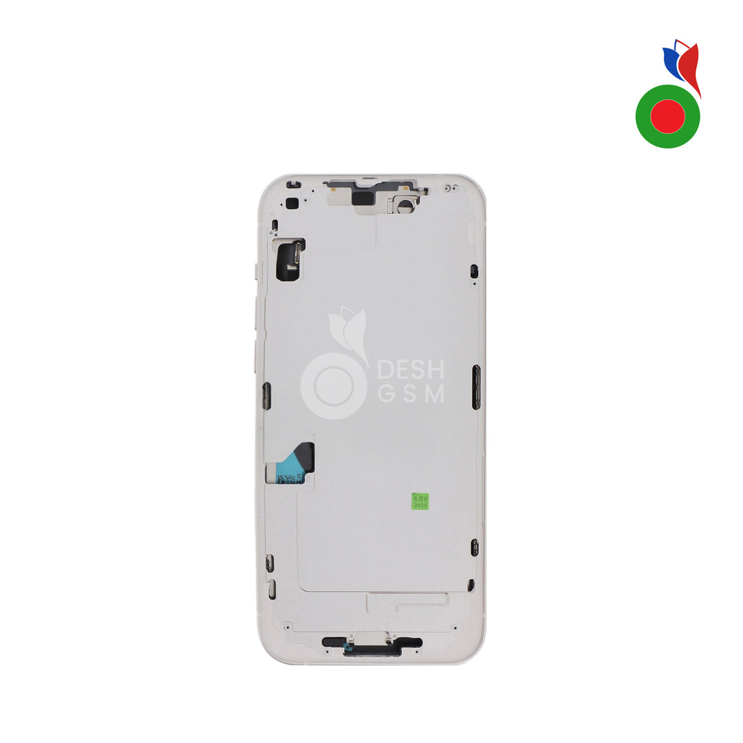 Chassis intermediaire avec Pieces iPhone 14 (OEM) - BLANC