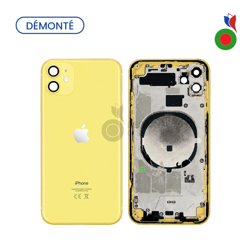 Chassis iPhone 11 (Demonte Origine) sans Pieces - JAUNE | APPLE - Grade A