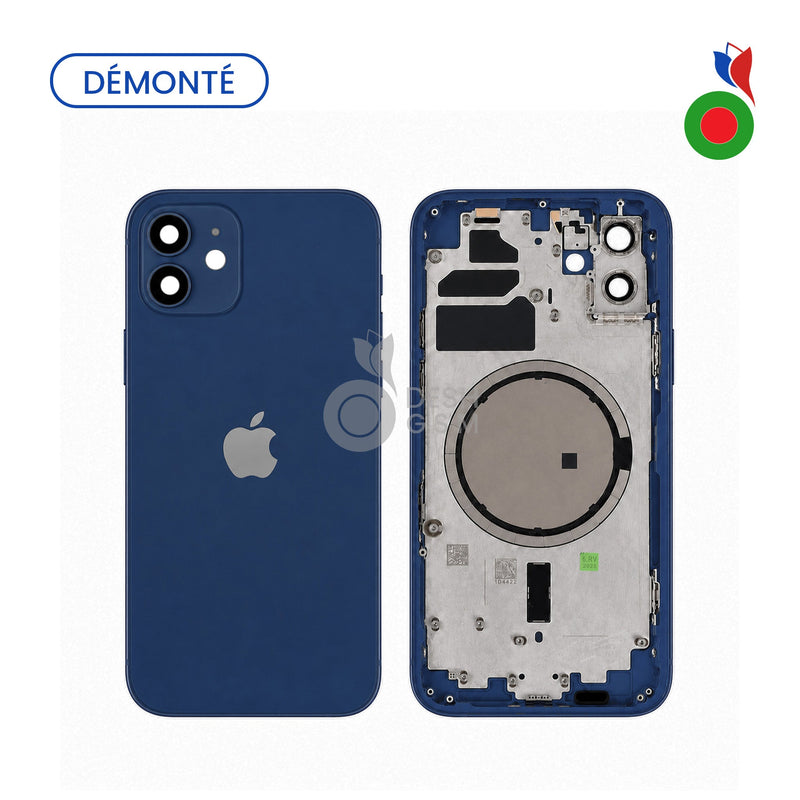 Chassis iPhone 12 (Demonte Origine) sans Pieces - BLEU | APPLE - Grade A