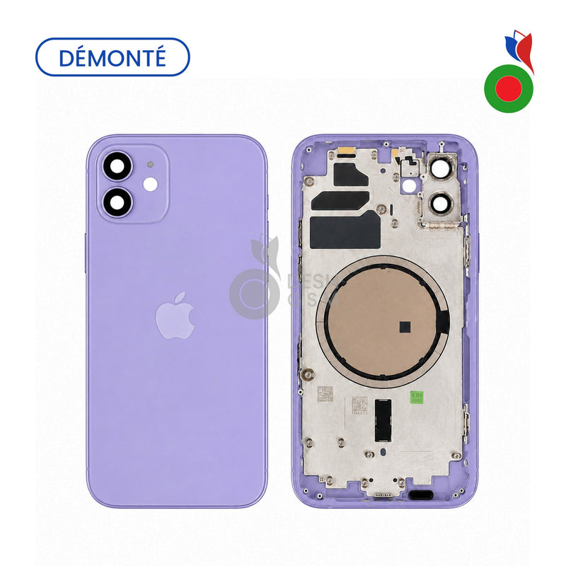 Chassis iPhone 12 (Demonte Origine) sans Pieces - VIOLET | APPLE - Grade A