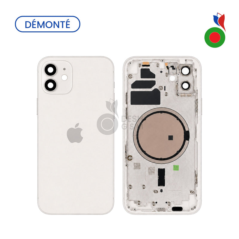 Chassis iPhone 12 (Demonte Origine) sans Pieces - BLANC | APPLE - Grade A