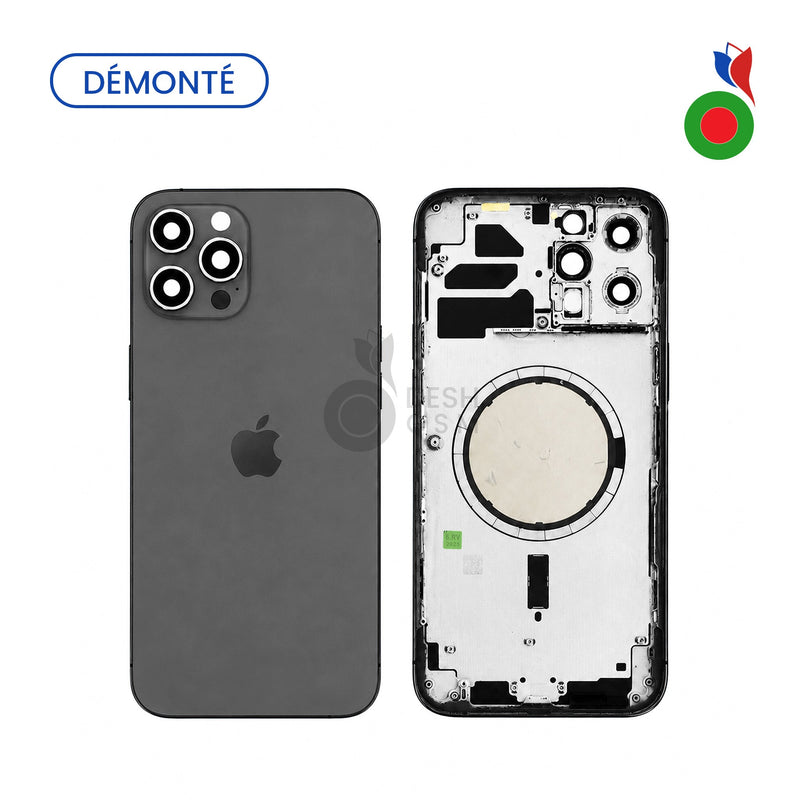 Chassis iPhone 12 Pro (Demonte Origine) sans Pieces - NOIR | APPLE - Grade A