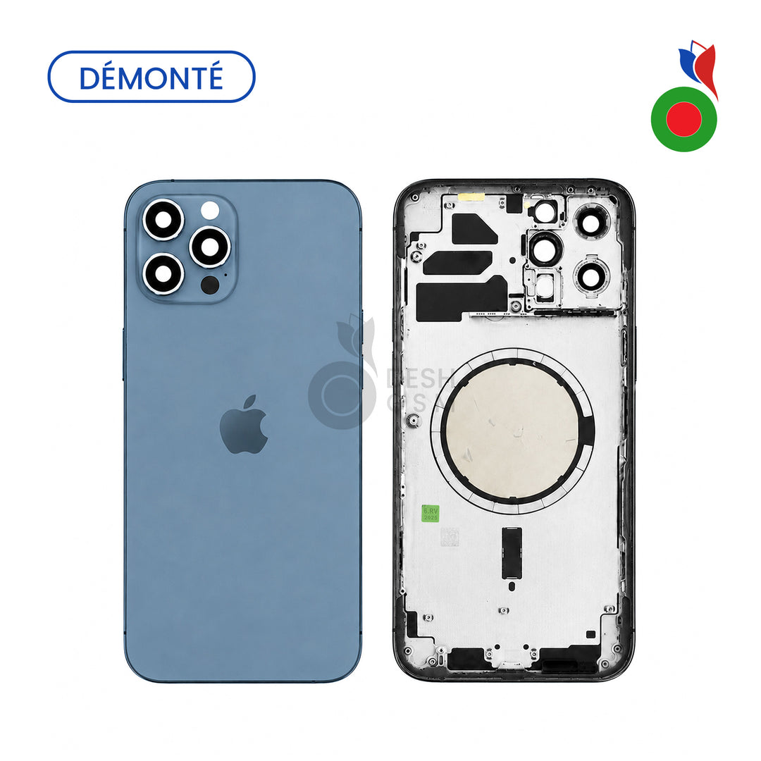 Chassis iPhone 12 Pro (Demonte Origine) sans Pieces - BLEU | APPLE - Grade A