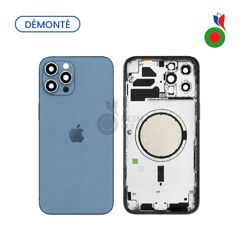Chassis iPhone 12 Pro Max(Demonte Origine) sans Pieces - BLEU | APPLE - Grade A