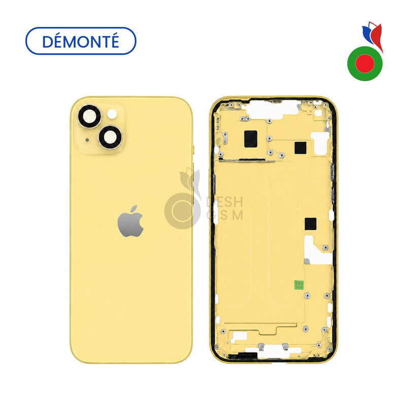 Chassis iPhone 14 (Demonte Origine) sans Pieces - JAUNE | APPLE - Grade A