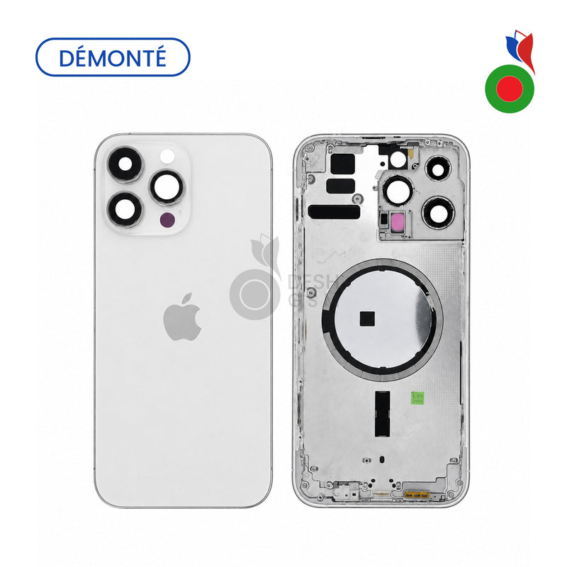 Chassis iPhone 14 Pro Max (Demonte Origine) sans Pieces - ARGENT | APPLE - Grade A