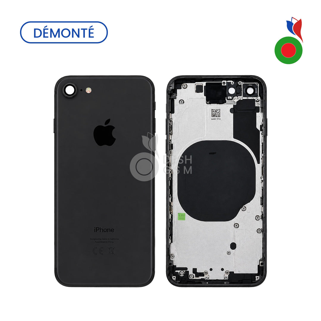 Chassis iPhone 8G (Demonte Origine) sans Pieces - NOIR | APPLE - Grade A