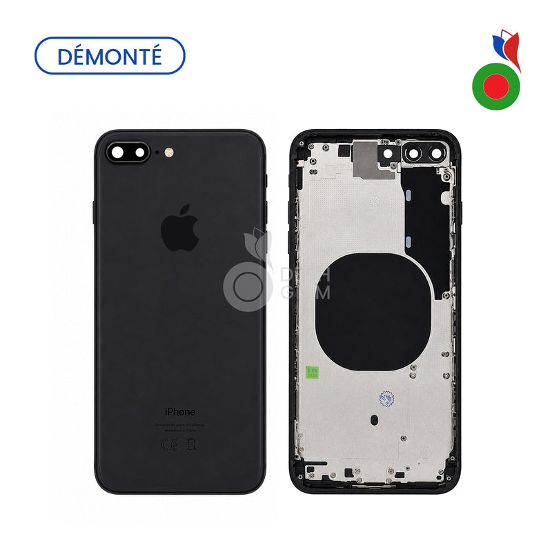 Chassis iPhone 8 Plus (Demonte Origine) sans Pieces - NOIR | APPLE - Grade A