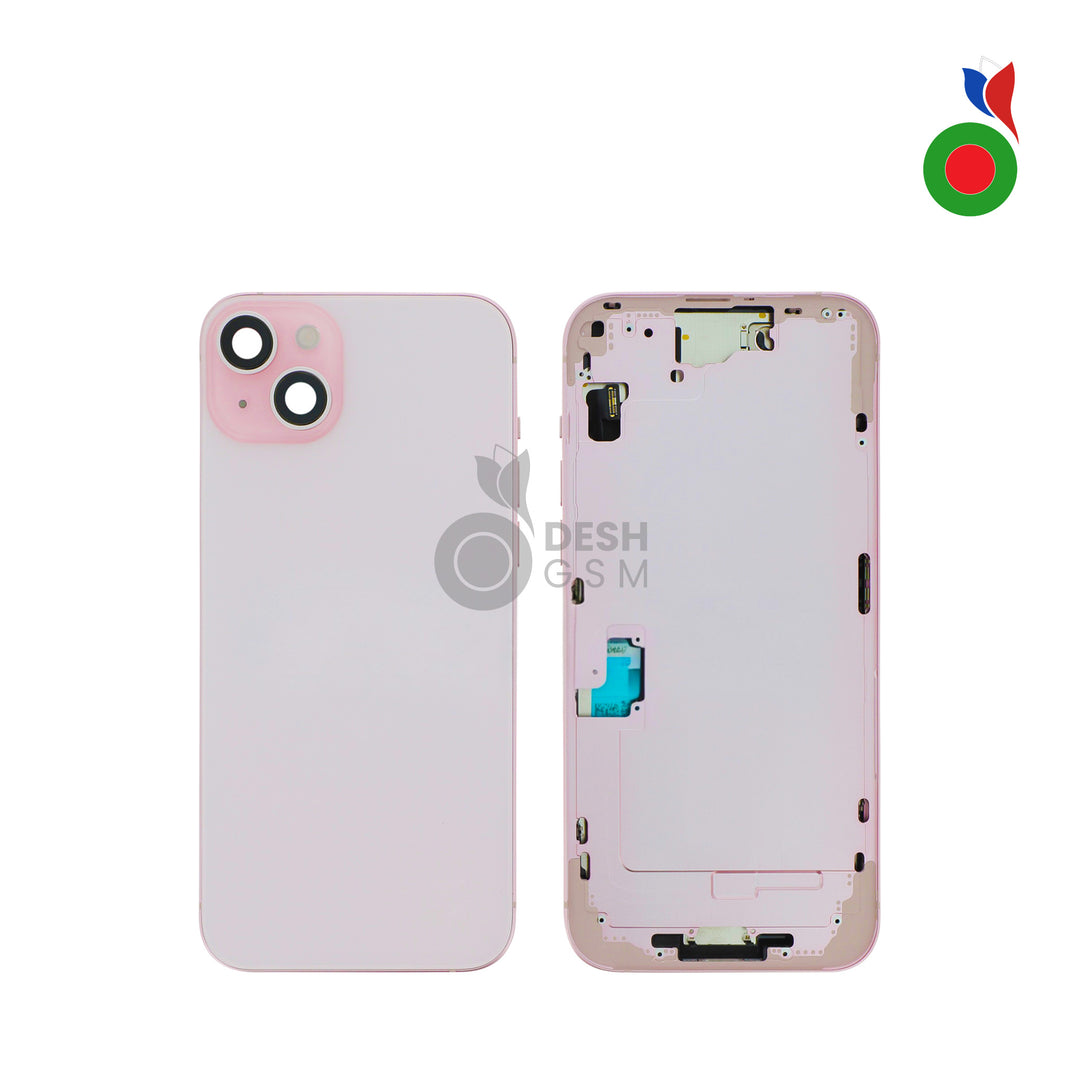 Chassis iPhone 15 Plus (OEM) - ROSE | Sans Logo
