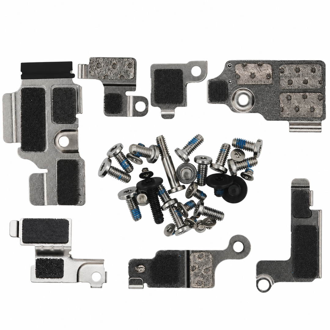 Jeu de Vis Interne et Plaque Metal iPhone 16 PLUS- Complet