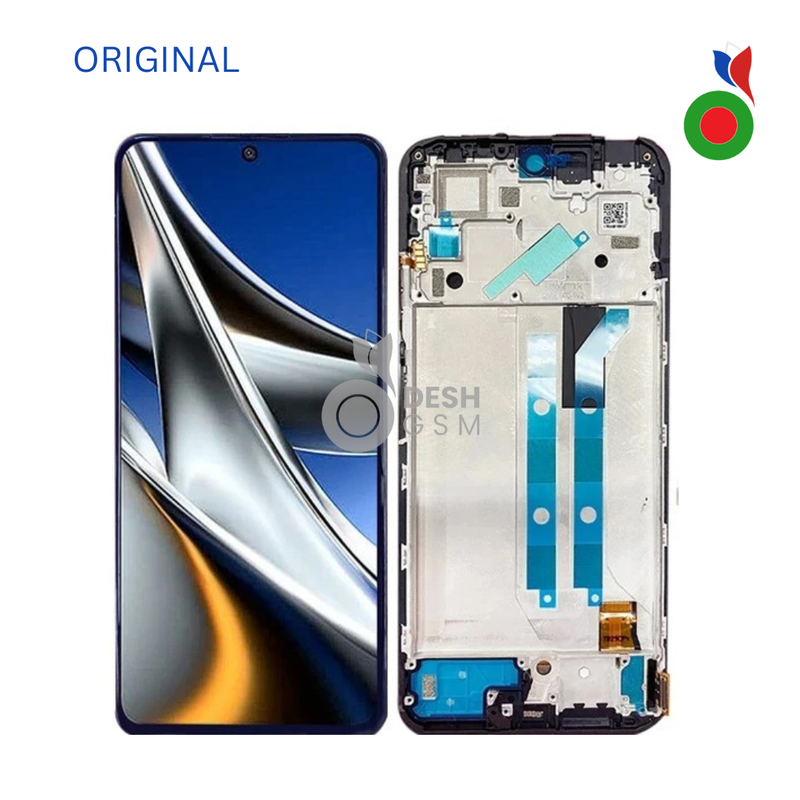 Ecran Complet LCD Poco X4 | X4 Pro | X4 GT avec Chassis - ORIGINAL | XIAOMI