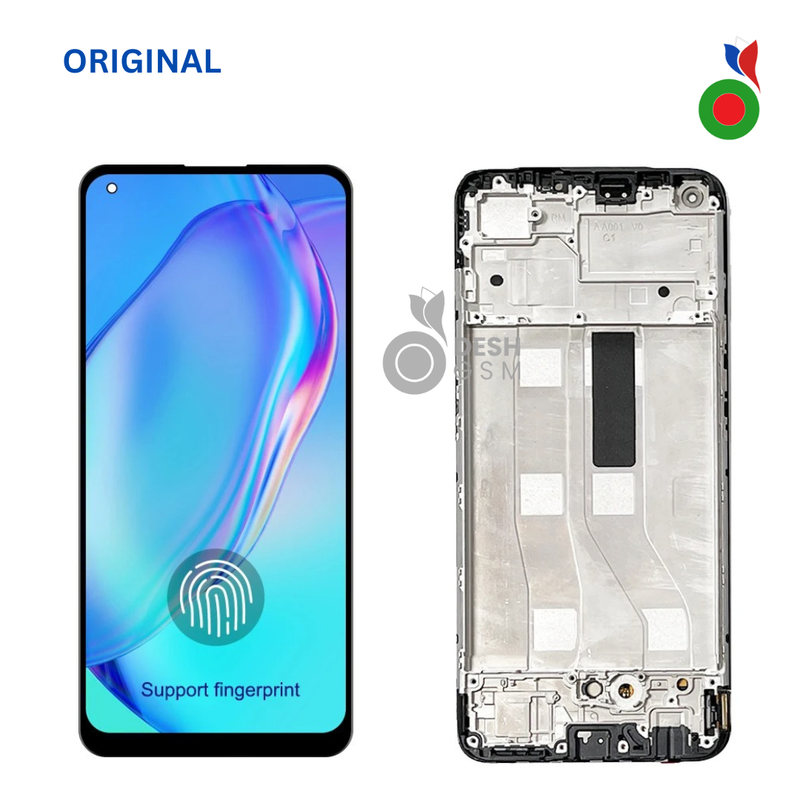 ECRAN complet OPPO A74 4G | AVEC CHASSIS (ORIGINAL)
