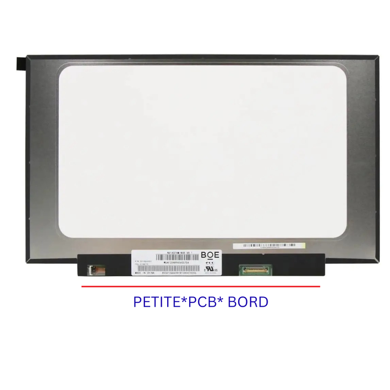 ECRAN Ordinateur 14.0 1366X768 SLIM | (SANS POINT DE VIS)  EDP 30 broches - PETITE PCB BORD (COLOR OR)