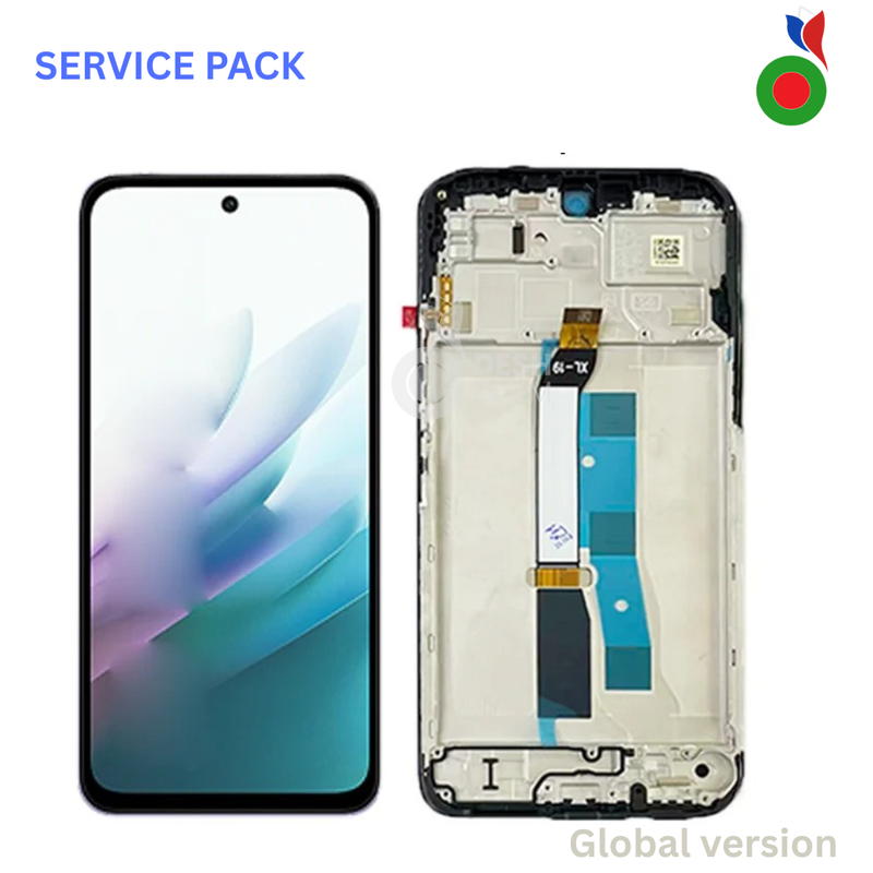 ECRAN XIAOMI REDMI 15 4G | POCO M7 (2025) | AVEC CHASSIS | SERVICE PACK (NOIR) GLOBAL VERSION