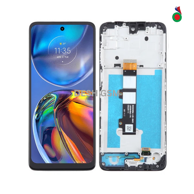 ECRAN LCD MOTOROLA MOTO E32 COMPLET AVEC CHASSIS