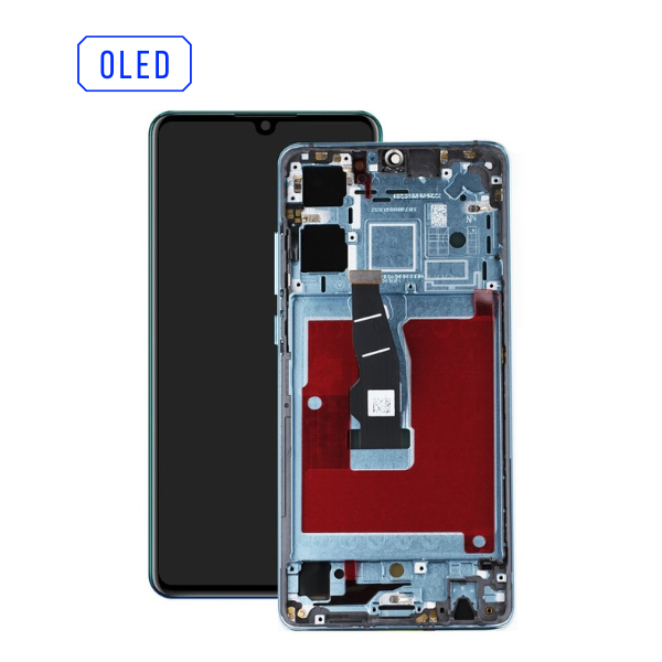 ECRAN COMPLET HUAWEI P30 AVEC CHASSIS ELEL04 (OLED) BLUE