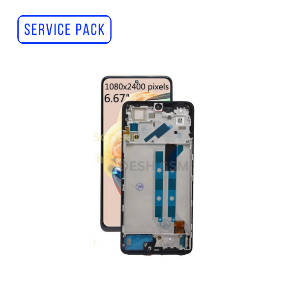 ECRAN Complet XIAOMI Redmi Note 12 Pro 4G SERVICE PACK AVEC CHASSIS (NOIR)