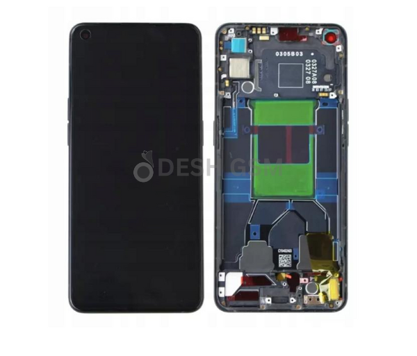 ECRAN OPPO RENO 6 5G  AVEC CHASSIS  - NOIR ORIGINAL