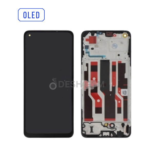 ECRAN LCD OPPO RENO 8 LITE 5G CPH2343 COMPLETE (OLED) AVEC CHASSIS