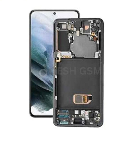 Ecran Complet  S21 5G avec Chassis (NOIR) - OLED | SAMSUNG