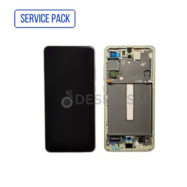 Ecran Complet S21 FE 4G/5G avec Chassis (G990) | GRAPHITE/NOIR GRAY- SERVICE PACK | SAMSUNG