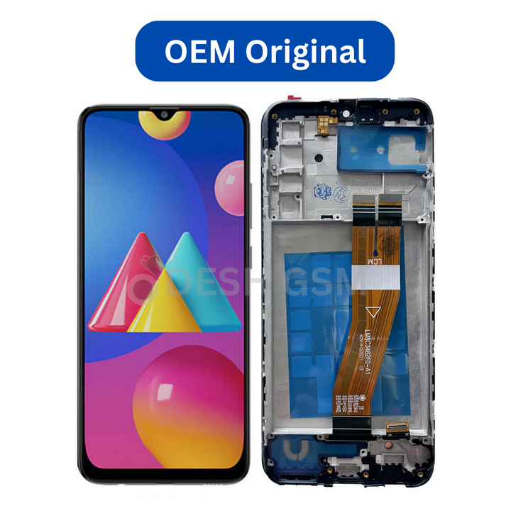 ECRAN LCD SAMSUNG A02S A025G M025 A02s M02s 2020 AVEC CHASSIS OEM ORIGINAL - GRAND ECRAN BIG